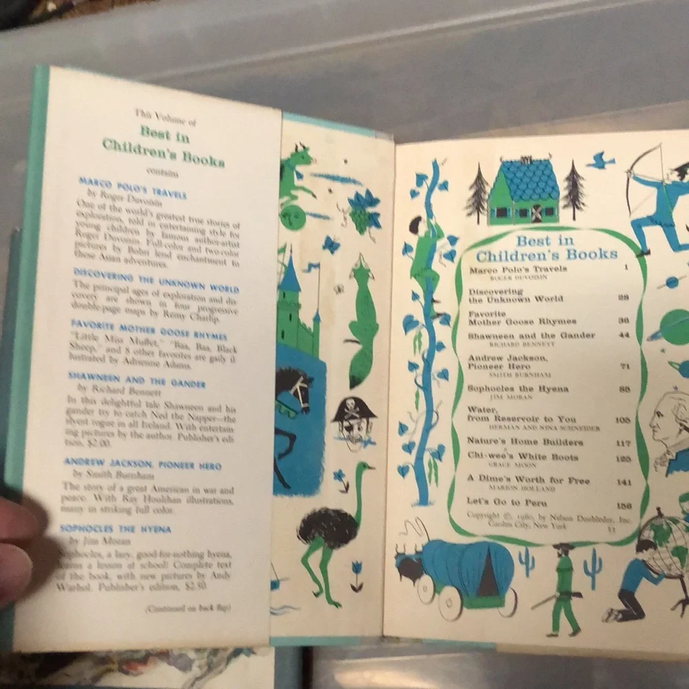 Vintage 1959-‘60. Best in Children’s Books. Lot of 3. Timeless Tales. - Picture 3 of 5